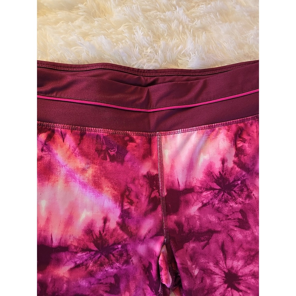 Womens DANSKIN fitness Capris Sz L workout yoga gym running hiking sexy hot - Picture 2 of 13